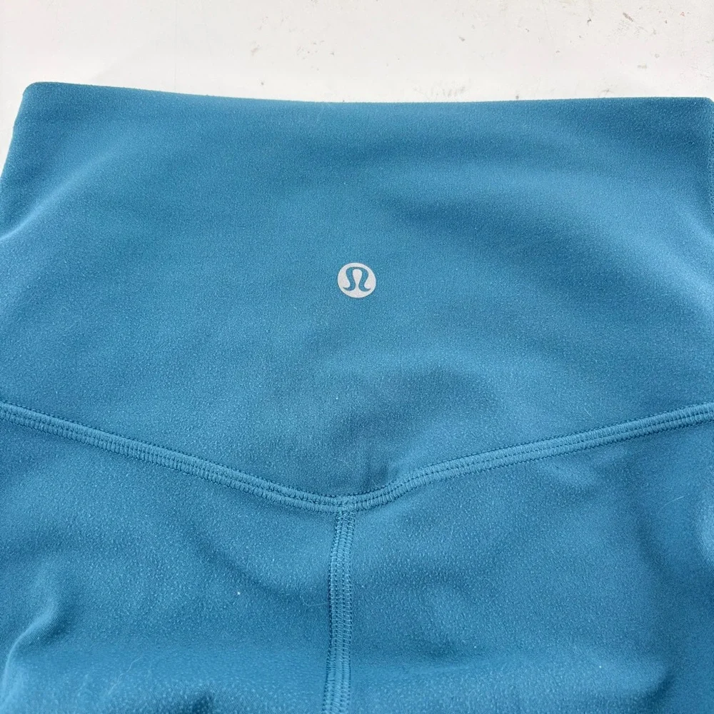 lululemon Teal Leggings 2 activewear trendy running fashion sports